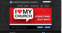 Desktop Screenshot of murdockbaptistchurch.com